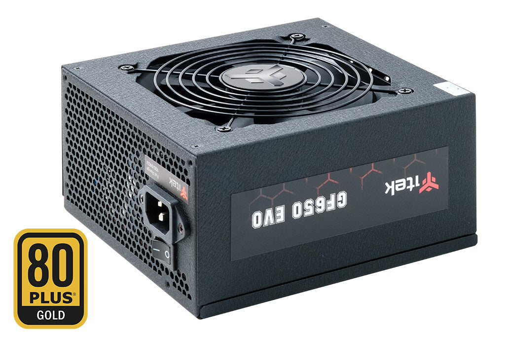 Alimentatore GF650 EVO - 650W- 80Plus Gold- Ventola FDB 12cm- Cond Giapponesi- Modulare