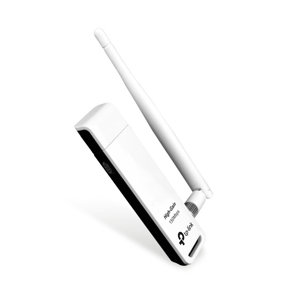 TP-LINK Antenna USB Wi-Fi- 150Mbps- 1T1R- 2.4GHz-802.11b/g/n- USB 2.0-WPS Button-1 detac Antenna