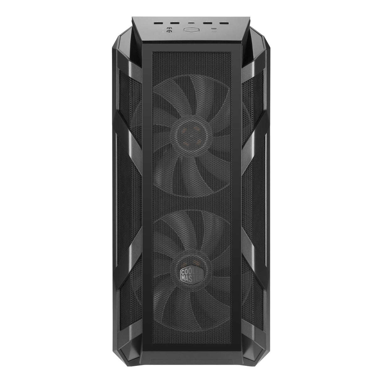 Case MasterCase H500M- 2USB3-Audio I&O-2x 2.5"/3.5"-2x 2.5"-2x 200mm ARGB Front Fans 140mm Rear Fan-Radiator Supp.-NO PSU