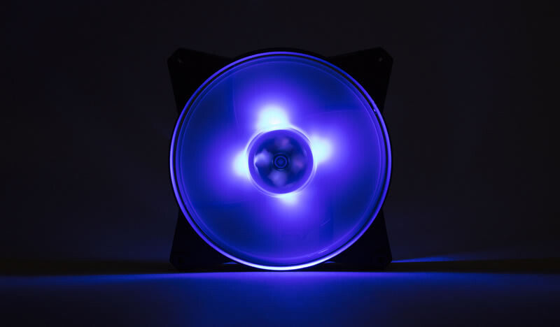 MasterFan Pro 140 Air Pressure RGB PACK- 140mm LED fan- 500 ~ 800 RPM- 3in1 with RGB controller