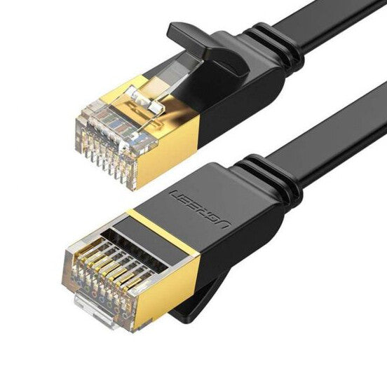 UGREEN Cavo Ethernet Cat 7 U/FTP- flat- 1.5m (Black)