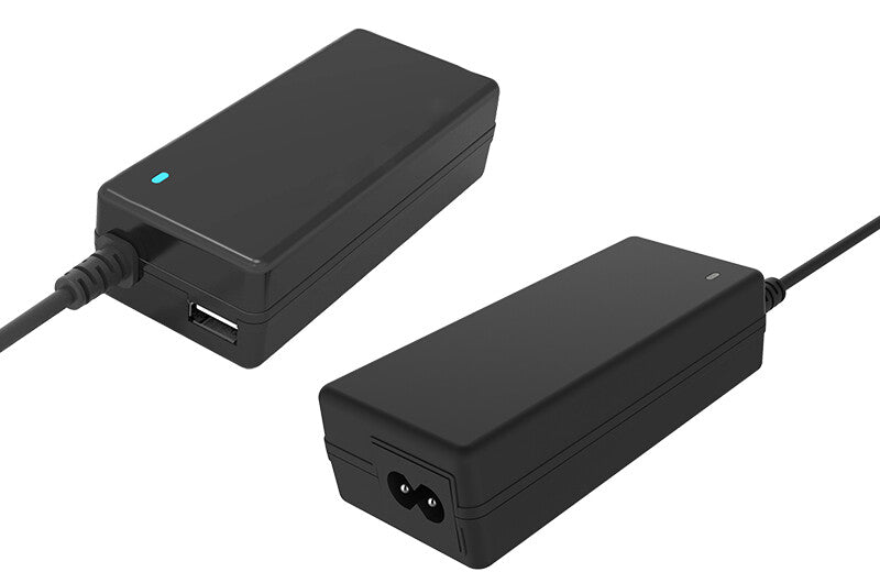 Universal Notebook Power Supply 65W with 12 connectors - USB port 5V1A - 100/240VAC - 15/20VDC