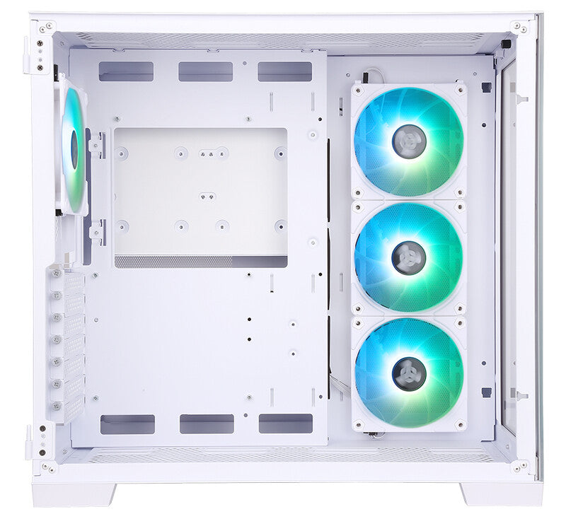 Case DARK CAVE - Gaming Tower- ATX- 4x12cm ARGB fan- 2xUSB3- Type-C- Side & Front Panel Temp Glass- White Edition