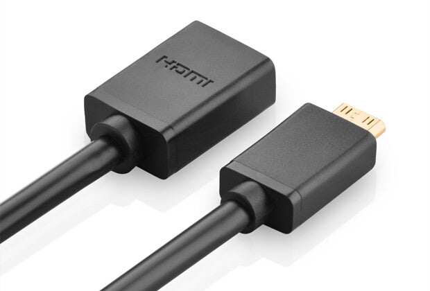 UGREEN Adattatore Mini HDMI maschio a HDMI femmina 22cm (Black)