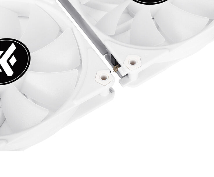 Kit 3x Ventola per case UW12 White - 12cm- ARGB Sync 5V 3pin- 4pin PWM- Senza fili