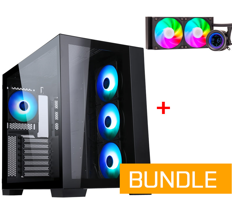 Bundle - Case DARK CAVE con ARCTIC SPHERE LCD 240