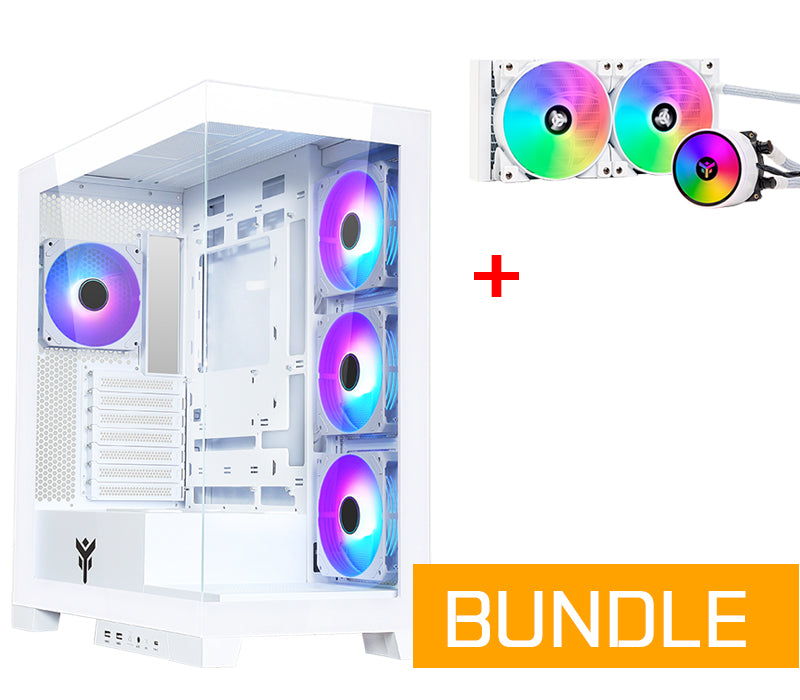 Bundle - Case SHOWBUI 45W con EVOLIQ 240 White