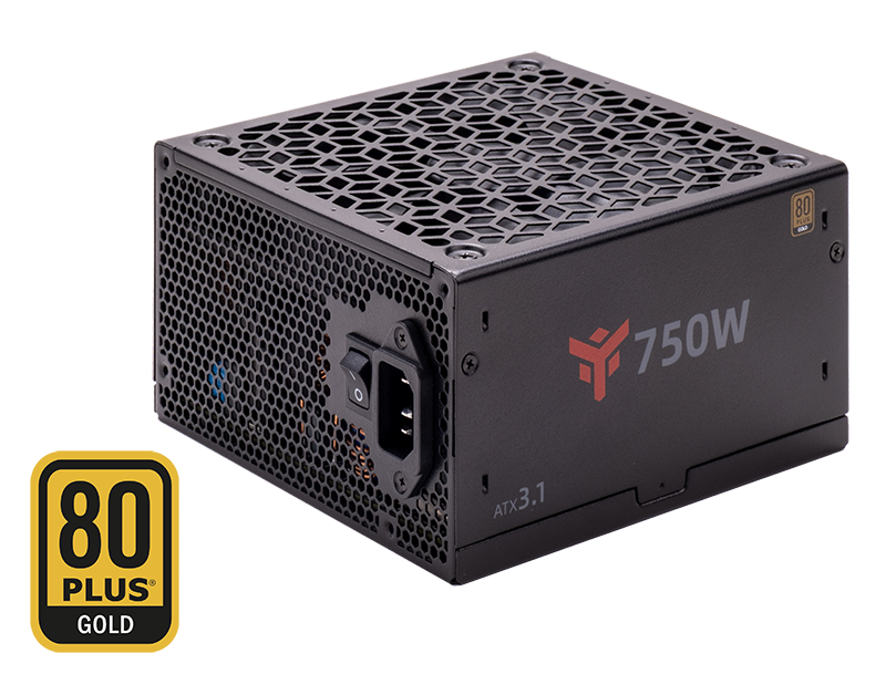 Alimentatore GBI750 - 750W- 80Plus Gold- ATX 3.1- Ventola FDB 14cm- Cond Giapponesi- Modulare