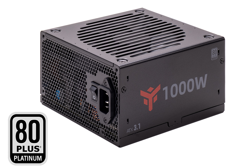 Alimentatore PBI1000 - 1000W- 80Plus Platinum- ATX 3.1- Ventola FDB 14cm- Cond Giapponesi- Modulare