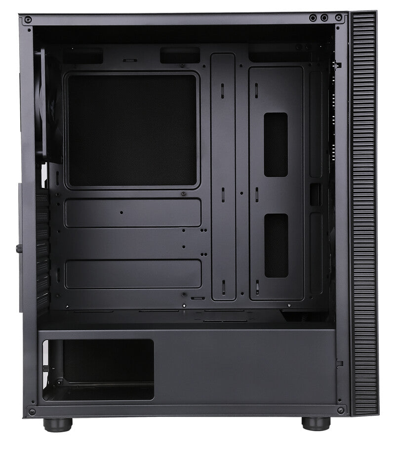 Case SYLENT 03N - Silent Middle Tower- USB3- 3x12cm fan- coated. sound absorbing