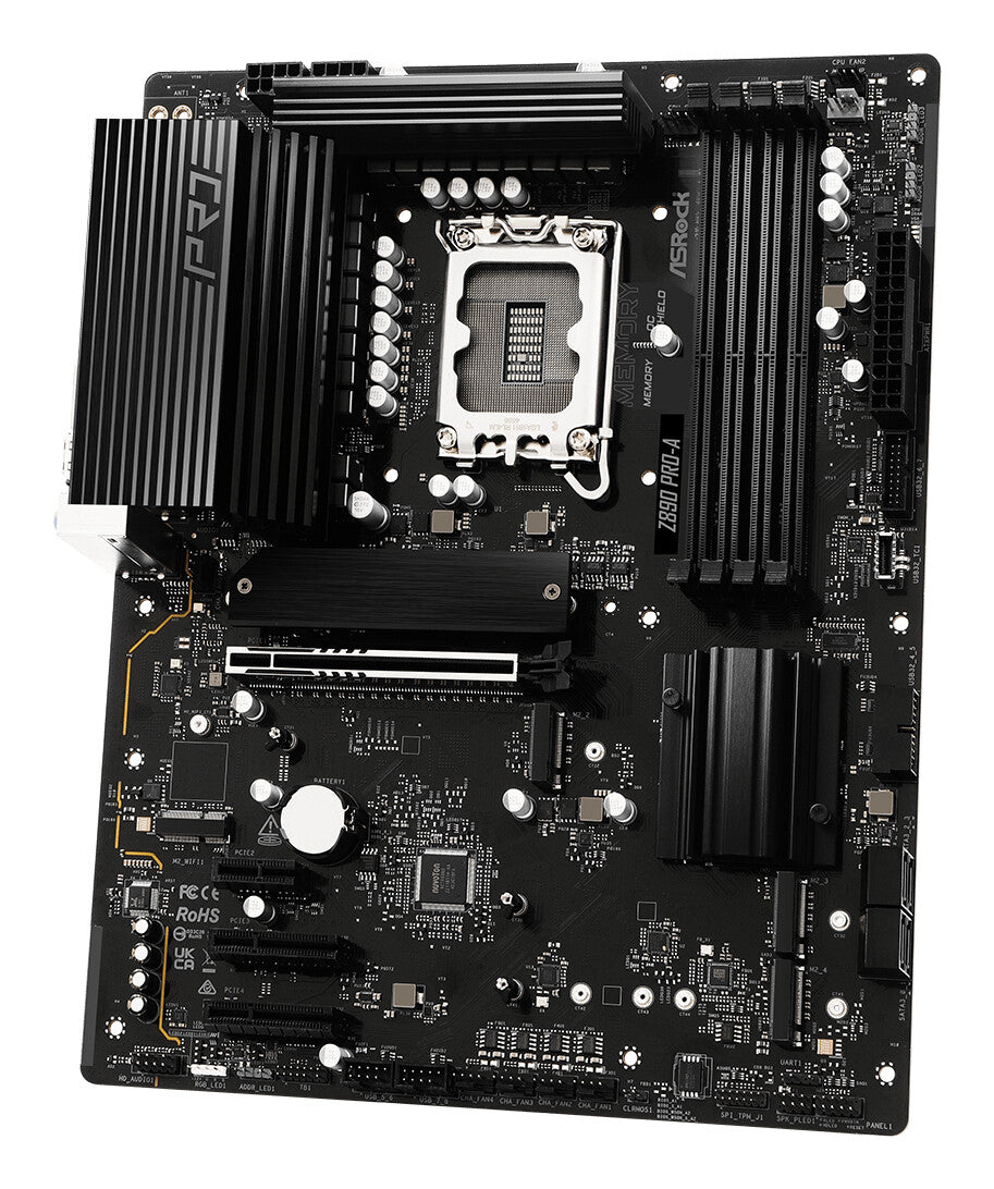 MB Asrock 1851 Z890 PRO-A- 4*DDR5- 4*SATA3- 2*M.2- HDMI- DP- ATX