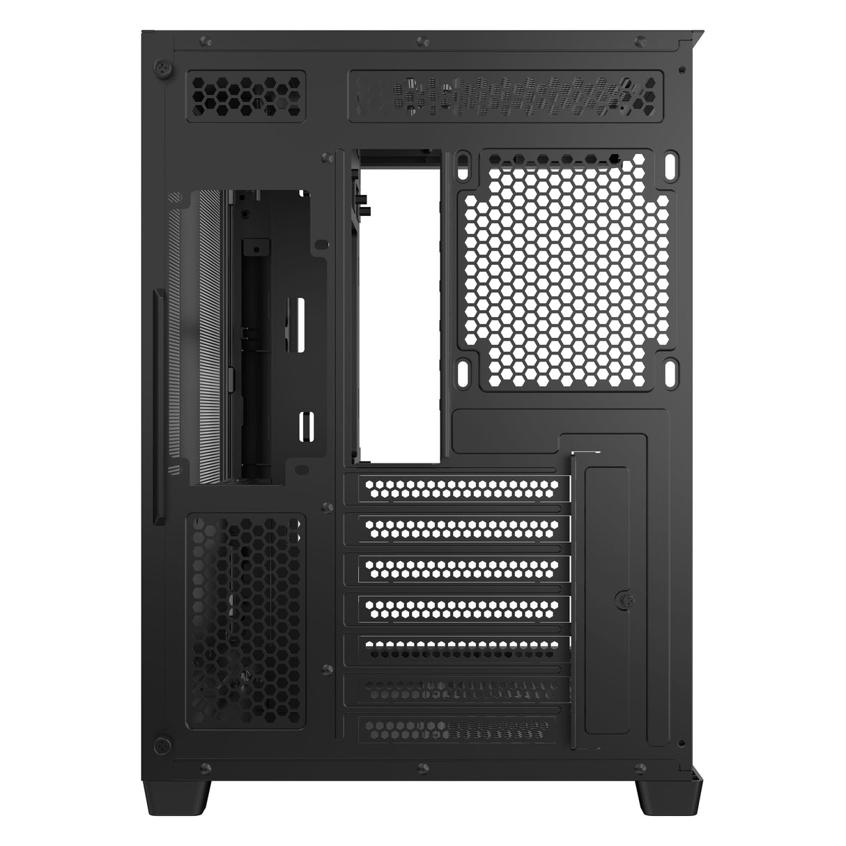 Case DARK CAVE CURVED - Gaming Tower- ATX- 4x12cm ARGB fan- 2xUSB3- Type-C- Curved Temp Glass Side & Front Panel