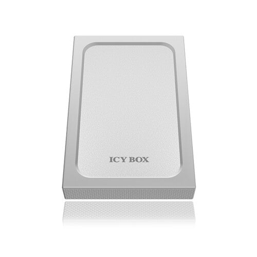 ICY BOX Case esterno per SSD/HDD 2.5" (9.5mm) con USB3.0- UASP- SATA III (6 Gbit/s)- Tool-less- Cust. in Silicone