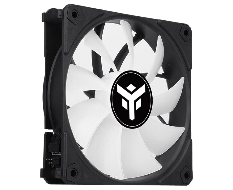Kit 3x UW12 Black case fan - 12cm - ARGB Sync 5V 3pin - 4pin PWM - Wireless