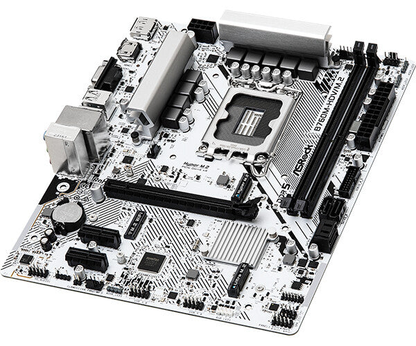 MB Asrock 1700 Intel B760M HDV/M.2- 2xDDR5- 4SATA3- M.2 Gen4 e Gen3- HDMI- DP- D-sub- mATX