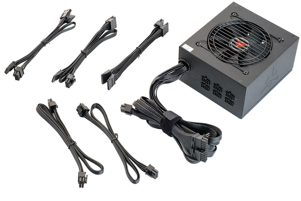 Alimentatore BD600 - 600W- 80Plus EU Bronze- PFC Attivo- Ventola HDB 12cm- DC to DC- Semi Modulare