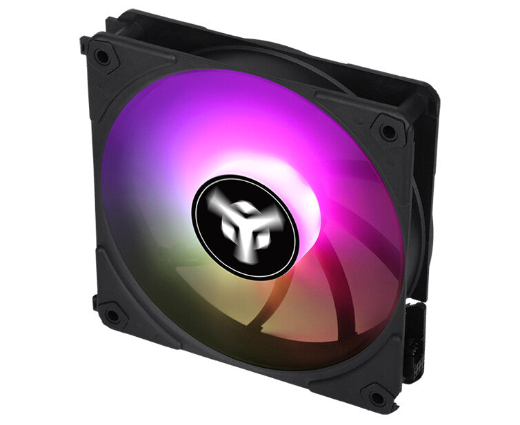 Kit 3x UW12 Black case fan - 12cm - ARGB Sync 5V 3pin - 4pin PWM - Wireless