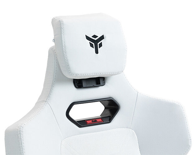 itek Gaming Chair SHUTTLE PM66 - PVC e Tessuto- Braccioli 3D- Nero Bianco