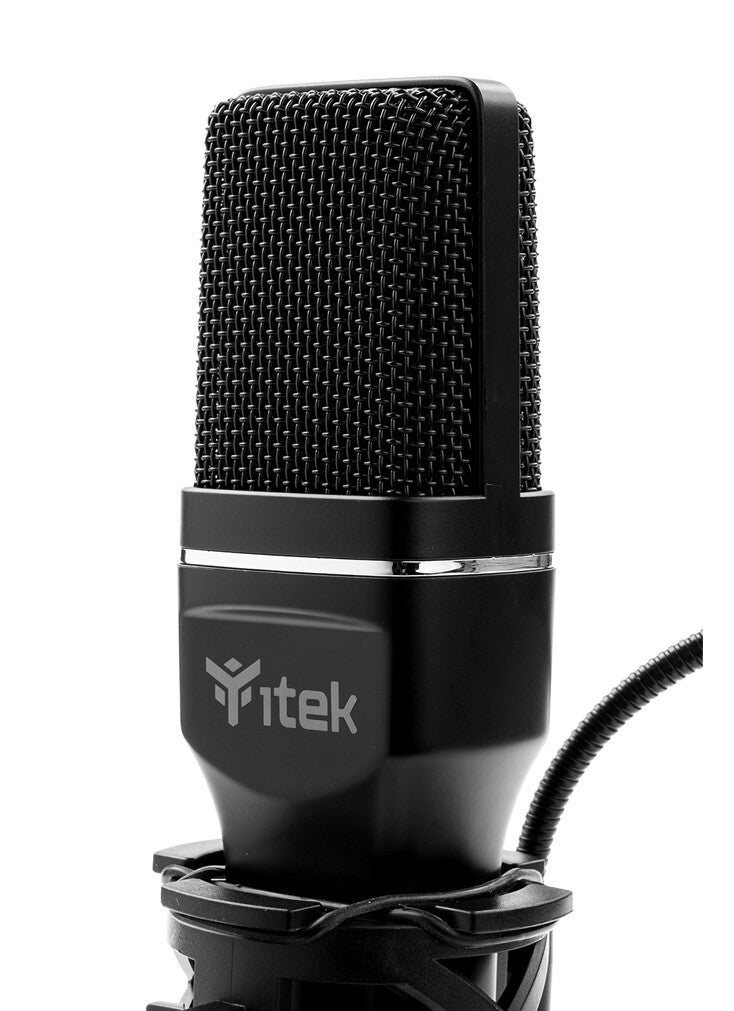 M100 Condenser Microphone - USB - tripod - pop filter and sponge - professional audio