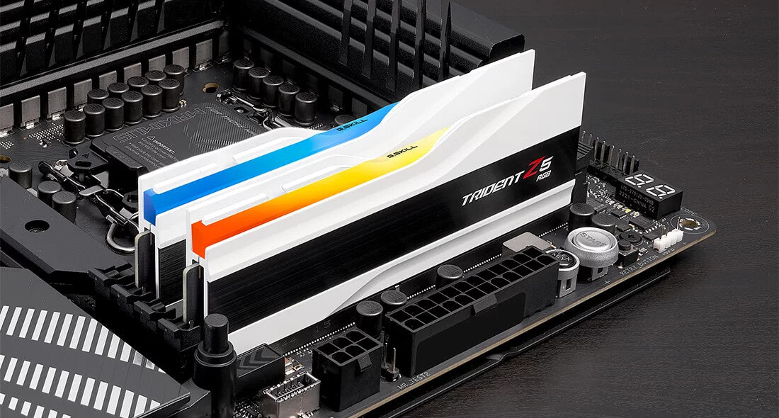 G.Skill DIMM 32GB DDR5-6000 (2x16 GB) Dual-Kit- Trident Z5 RGB- INTEL XMP- White