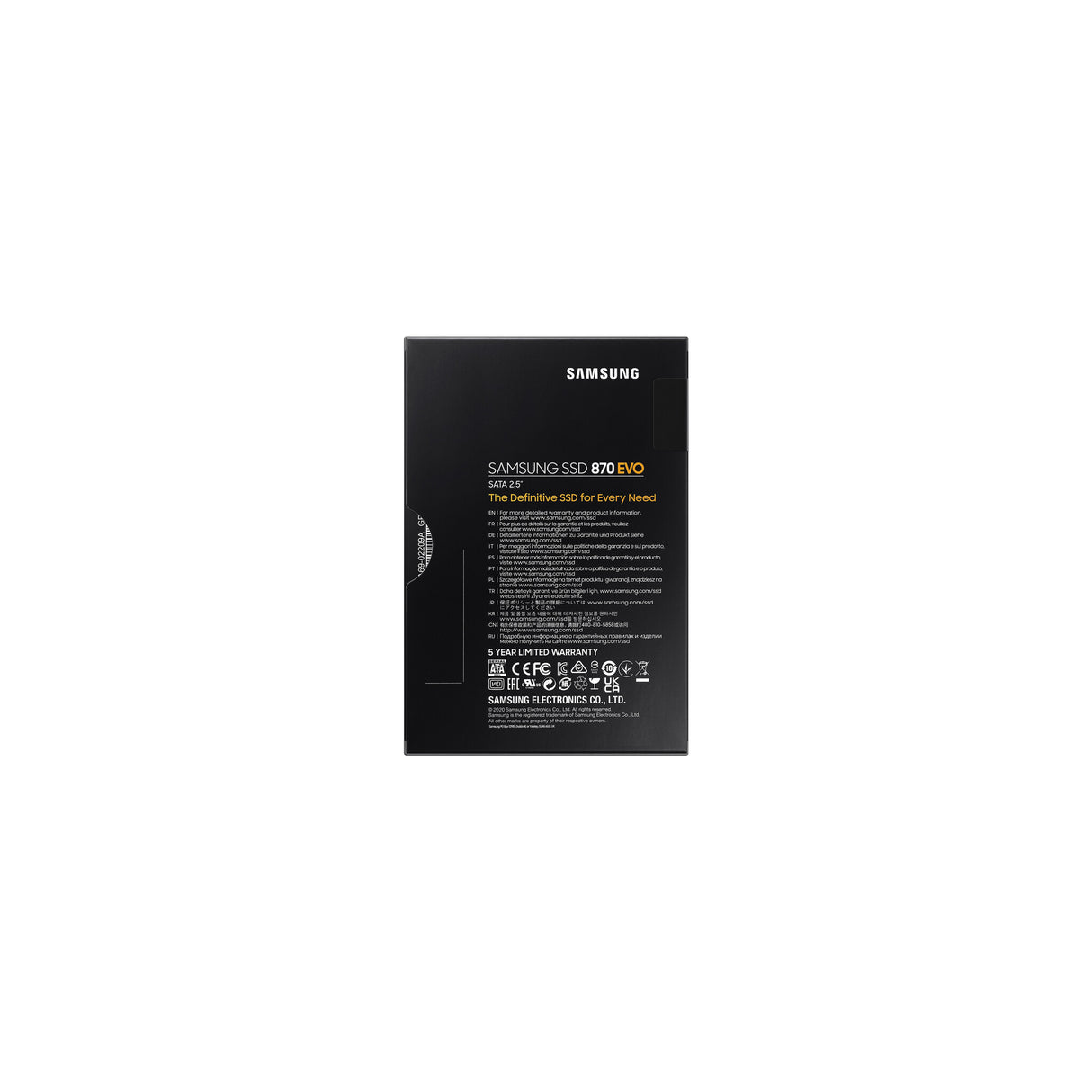 SSD SAMSUNG 870 EVO - 2TB 2.5" SATA 6GB (R560 - W530)