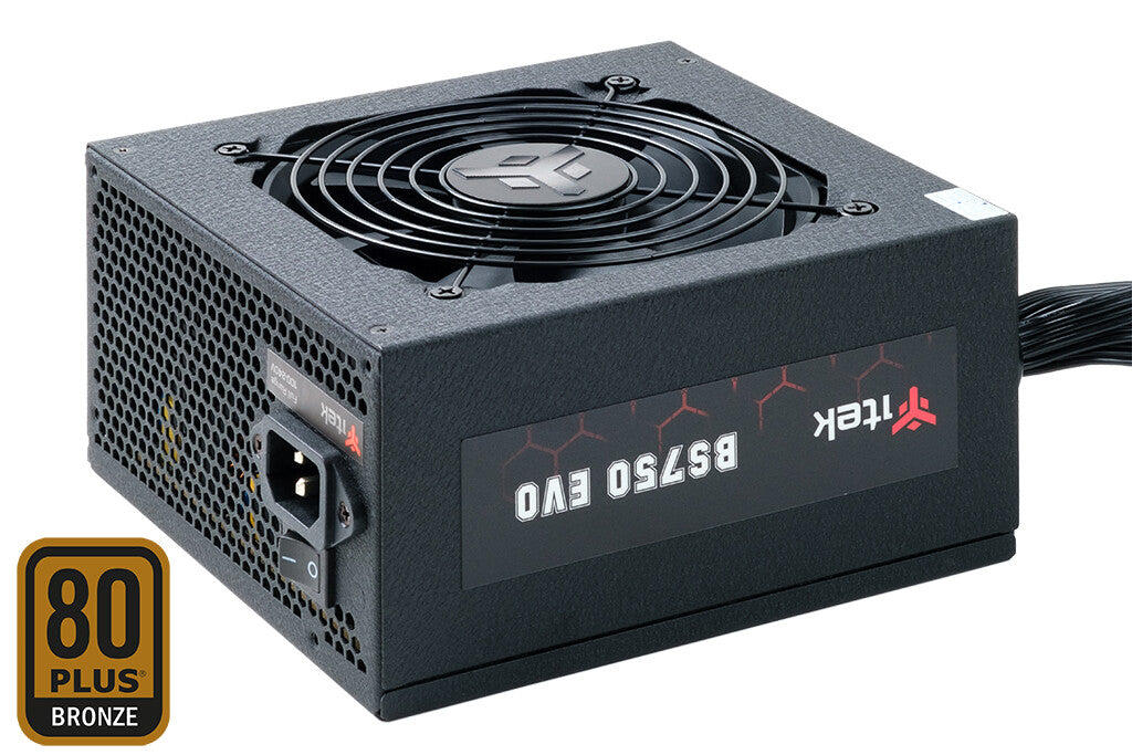 Alimentatore BS750 EVO - 750W- 80Plus Bronze- PFC Attivo- Ventola HDB 12cm- Semi Modulare