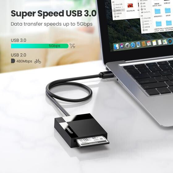 UGREEN Card Reader All In One- USB 3.0- 50cm
