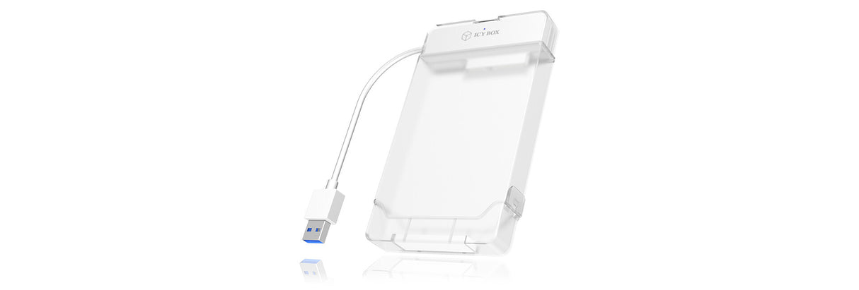 ICY BOX External Case for SSD/HDD 2.5" to 1x USB 3.0 - protection included