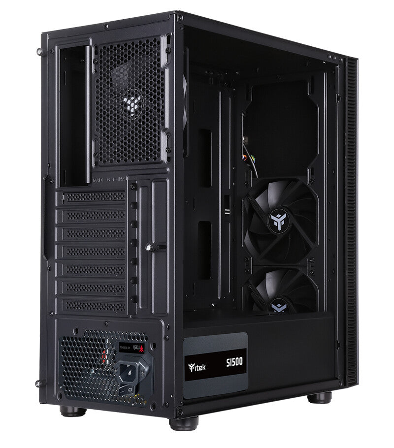 Case SYLENT 03NP - Silent Middle Tower- PSU 500W 80+ Eff.- 2xUSB3- 3x12cm fan- rivest. fonoassorbente