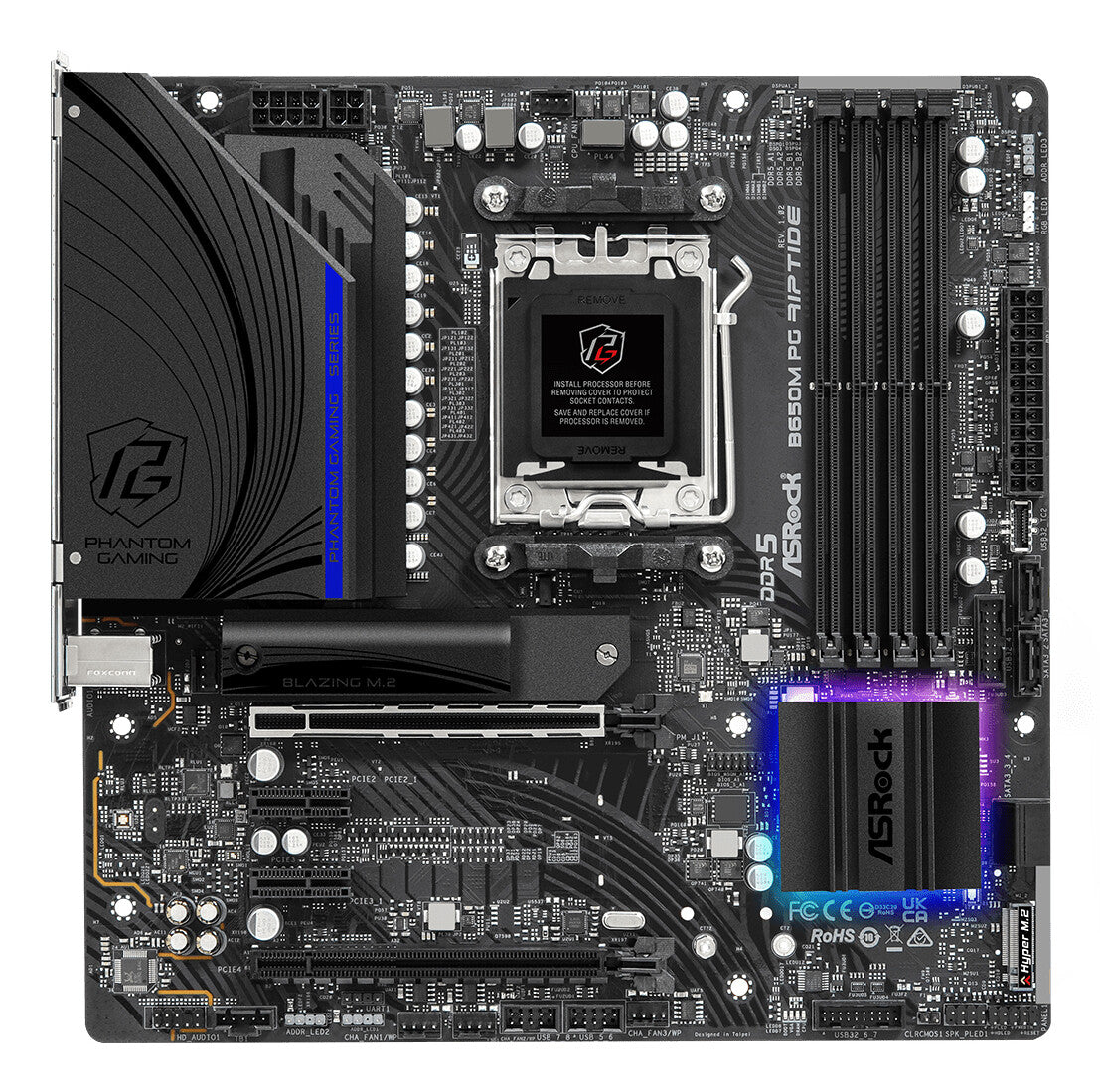 MB Asrock AM5 B650M PG RIPTIDE 4*DDR5 4*SATA3 mATX
