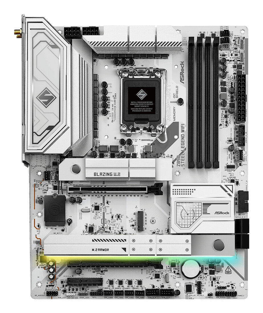 MB Asrock 1851 Z890 STEEL LEGEND WIFI- 4*DDR5- 4*SATA3- 4*M.2- HDMI- Type-C- Wi Fi 7- BT5- DP- ATX