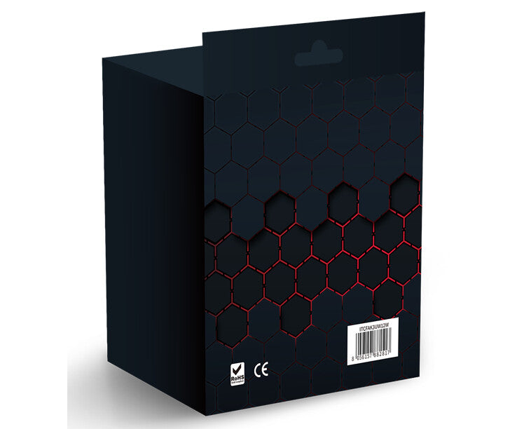 Kit 3x Ventola per case UW12 White - 12cm- ARGB Sync 5V 3pin- 4pin PWM- Senza fili