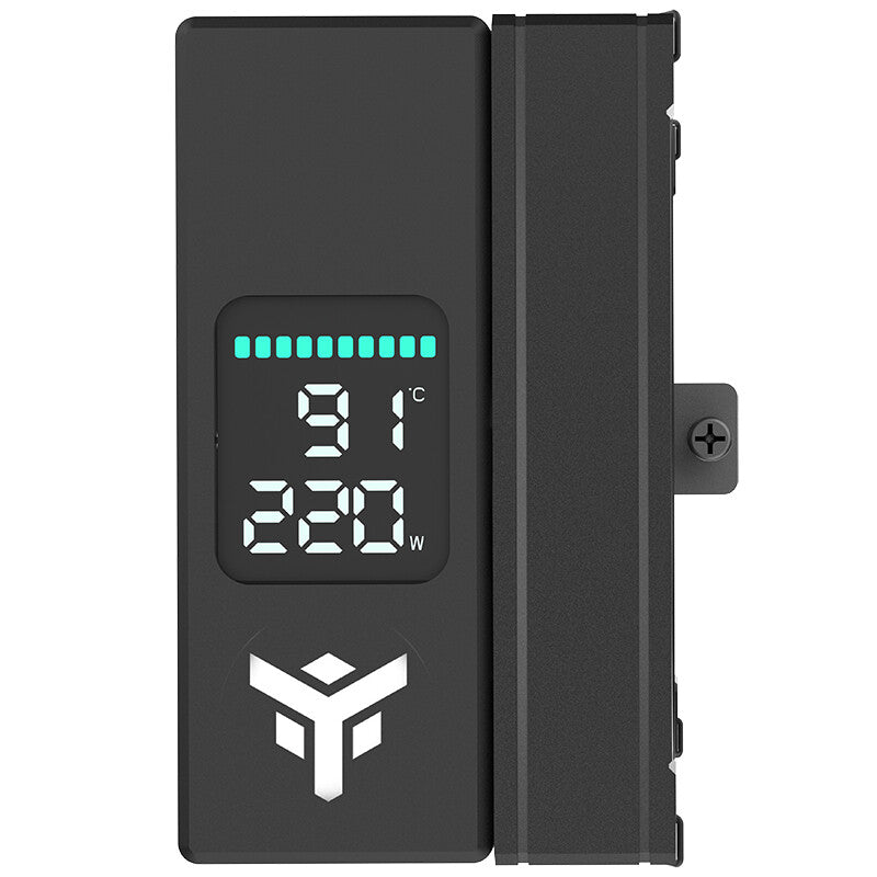 Dissipatore ad aria ICY-4HAT - Skt universale- 180W TDP- 4 Heatpipe- 12cm Fan- Digital Display