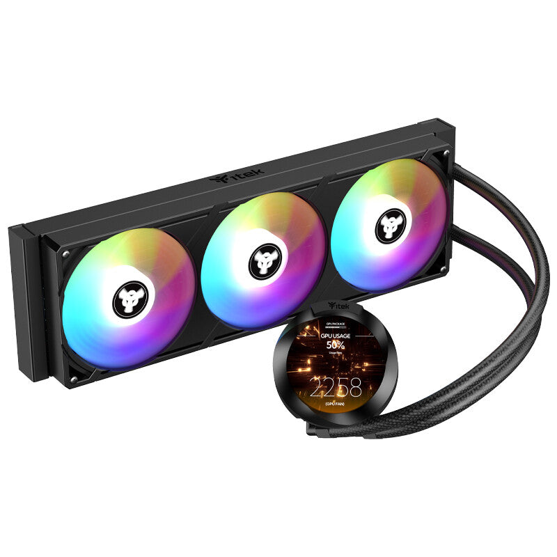 Dissipatore a liquido ARCTIC SPHERE V2 - 360mm- Skt Universale- ARGB PWM fan- LCD 2.8" con software