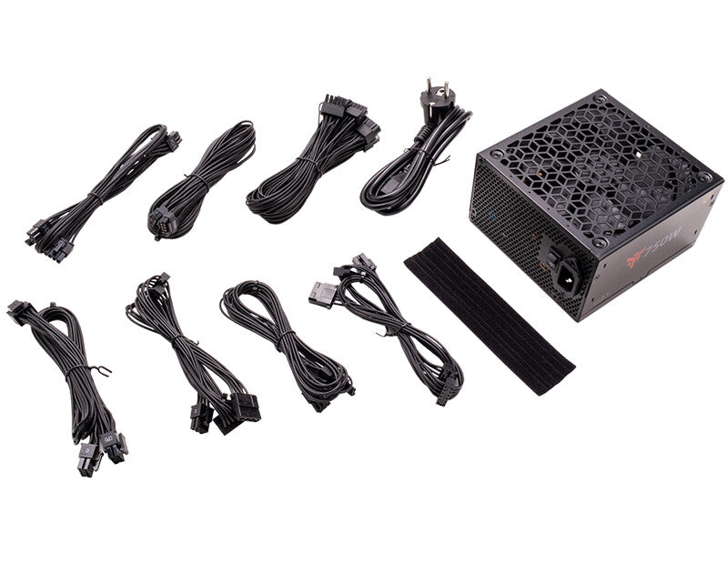 Alimentatore GBI750 - 750W- 80Plus Gold- ATX 3.1- Ventola FDB 14cm- Cond Giapponesi- Modulare