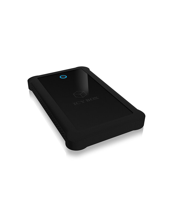 ICY BOX External Case for SSD/HDD 2-5" with 1xUSB3.2 Gen1 Host - UASP - silicone protection