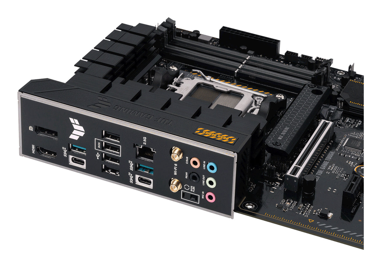 MB Asus AM5 TUF GAMING B650-PLUS WIFI- PCIe5- 2xPCIe4 M.2- 4xDDR5- DP- HDMI- SATA6- USB3.2 Gen2 & Gen1- ATX