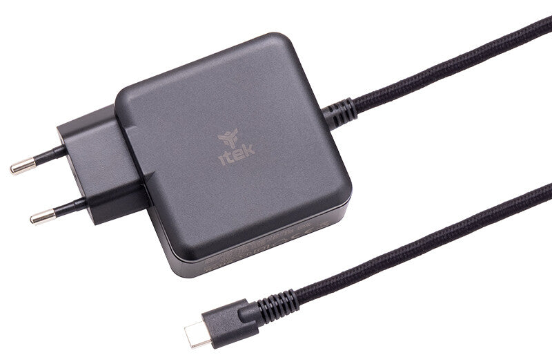 Alimentatore a muro per Notebook e Dispositivi USB-C- PD - 65W- Tecnologia GaN