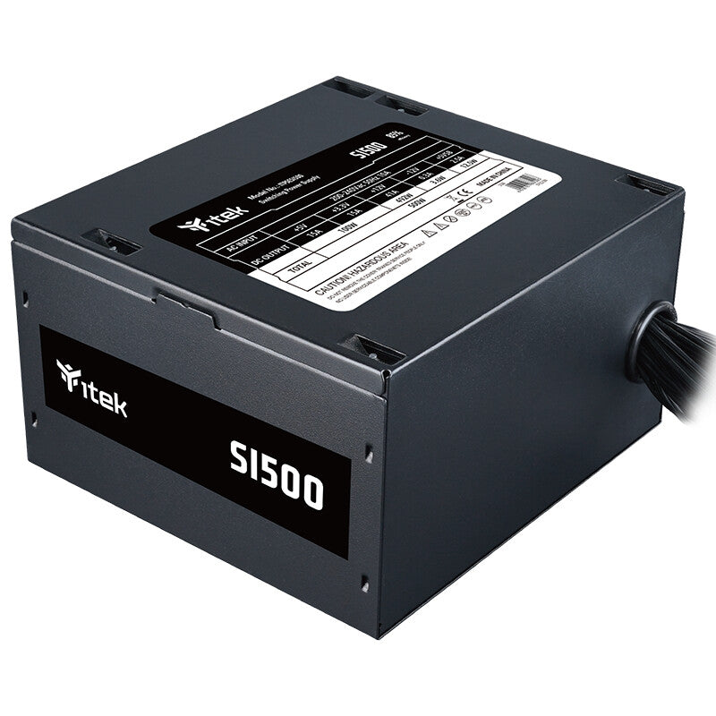 Alimentatore SI500 - 500W- Efficienza 80+- PFC Attivo- 12cm Silent Fan
