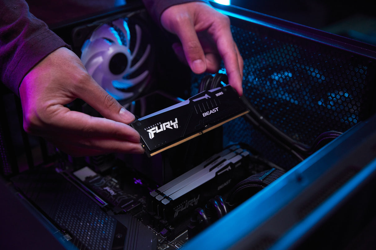 KINGSTON DIMM 32GB (2x16GB) DDR5 6000MHZ CL30 FURY Beast RGB EX