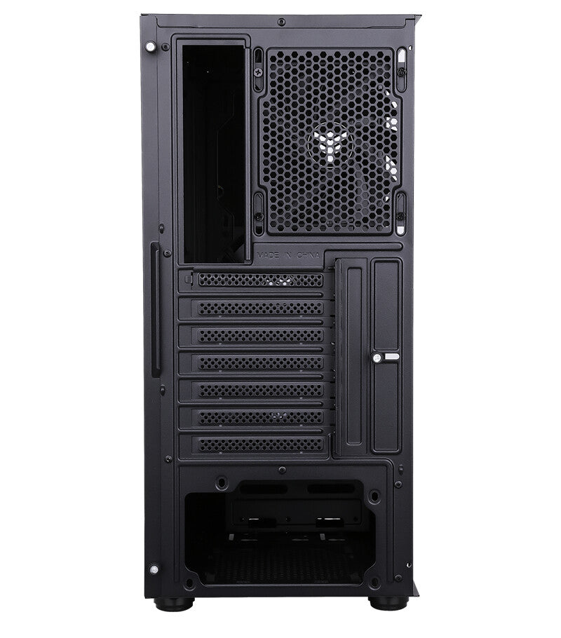 Case SYLENT 03N - Silent Middle Tower- USB3- 3x12cm fan- coated. sound absorbing