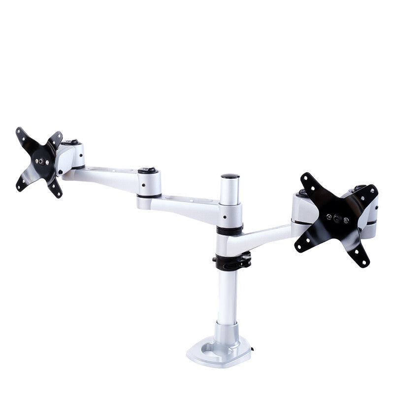 Desk stand for Double Monitors (Max 10Kg each) - Elegant Ergonimic Style - Premium Materials - Vesa 75x75/100x100