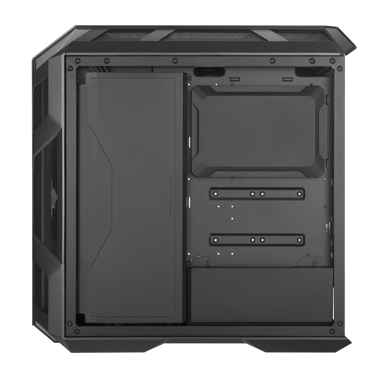 Case MasterCase H500M- 2USB3-Audio I&O-2x 2.5"/3.5"-2x 2.5"-2x 200mm ARGB Front Fans 140mm Rear Fan-Radiator Supp.-NO PSU