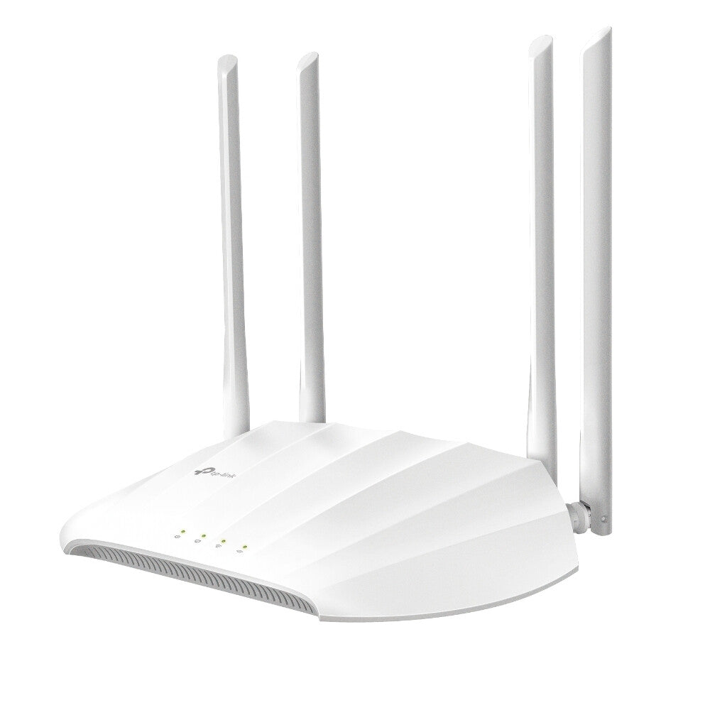 TP-LINK Access Point Wi-Fi AC1200- 300 Mbps 2.4GHz + 867 Mbps 5GHz- 4× Fix Antennas- 1× Gigabit Port- Passive PoE