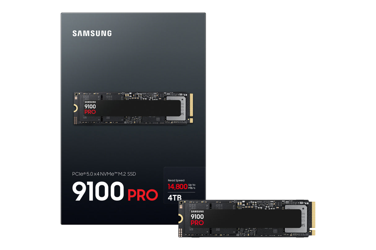 SSD SAMSUNG 9100 PRO 4TB PCIe 5.0 (R14800 - W13400)