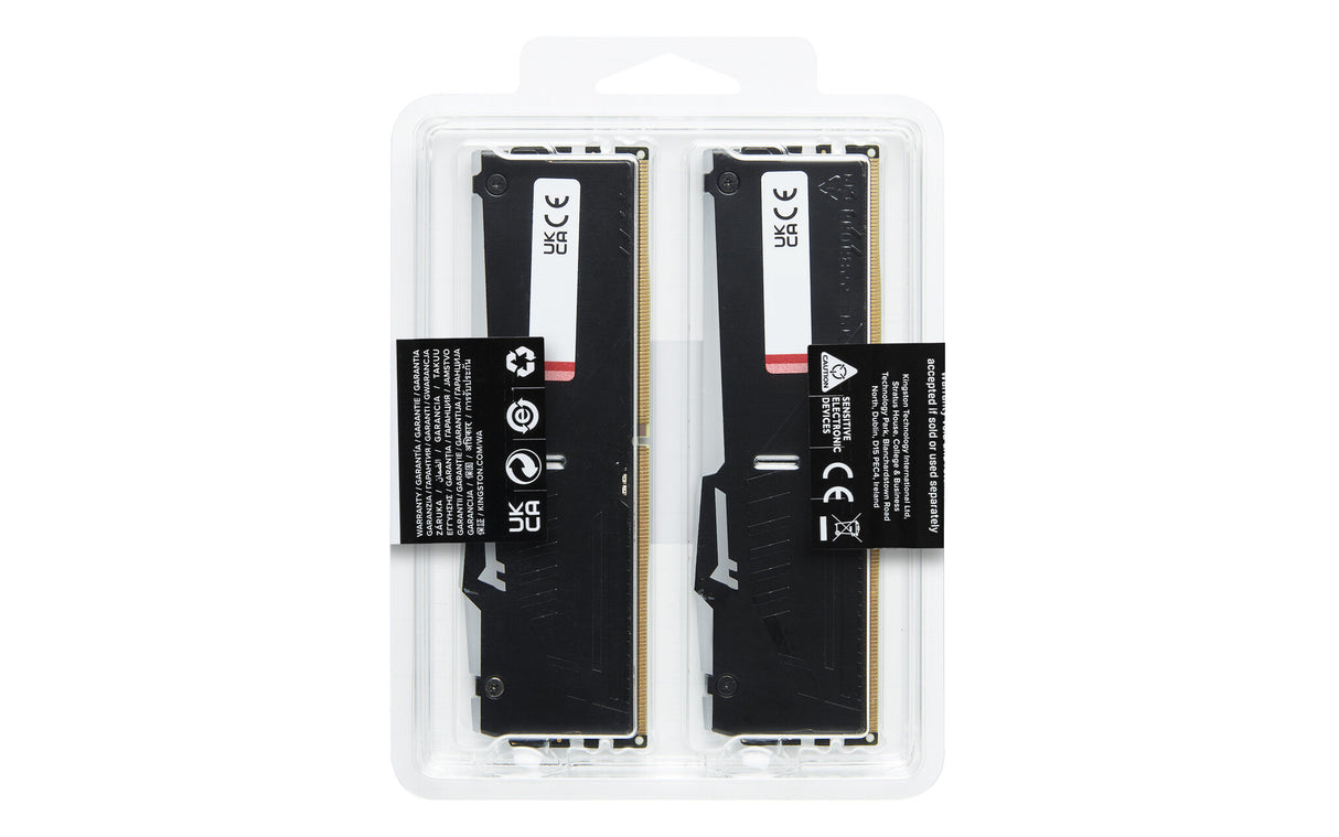 KINGSTON DIMM 32GB (2x16GB) DDR5 6000MHZ CL30 FURY Beast RGB EX