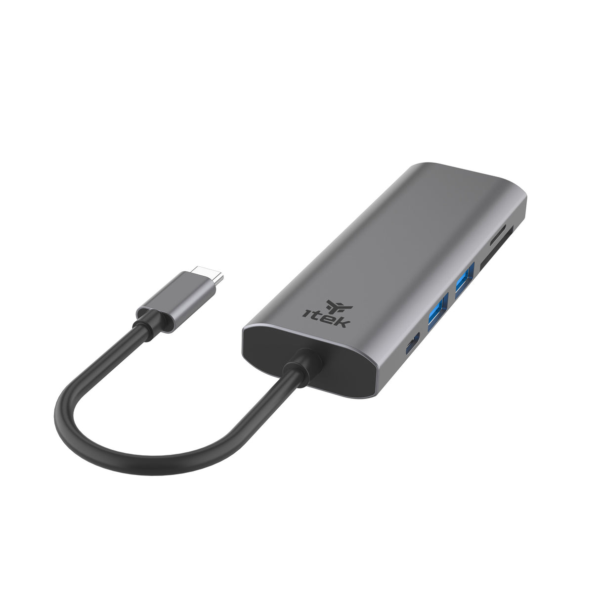 ITEK HUB USB-C 5 in 1- SD/TF + 2xUSB3.0 + USB-C