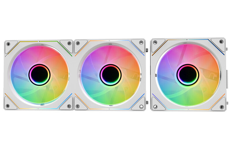 Kit 3x Ventola per case INFINITY White - 12cm- ARGB Sync 5V 3pin- 4pin PWM- Senza fili