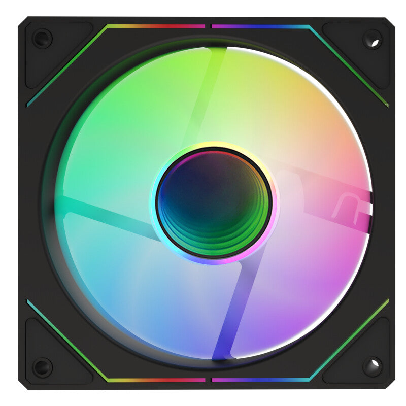 Kit 3x Ventola per case INFINITY Black - 12cm- ARGB Sync 5V 3pin- 4pin PWM- Senza fili