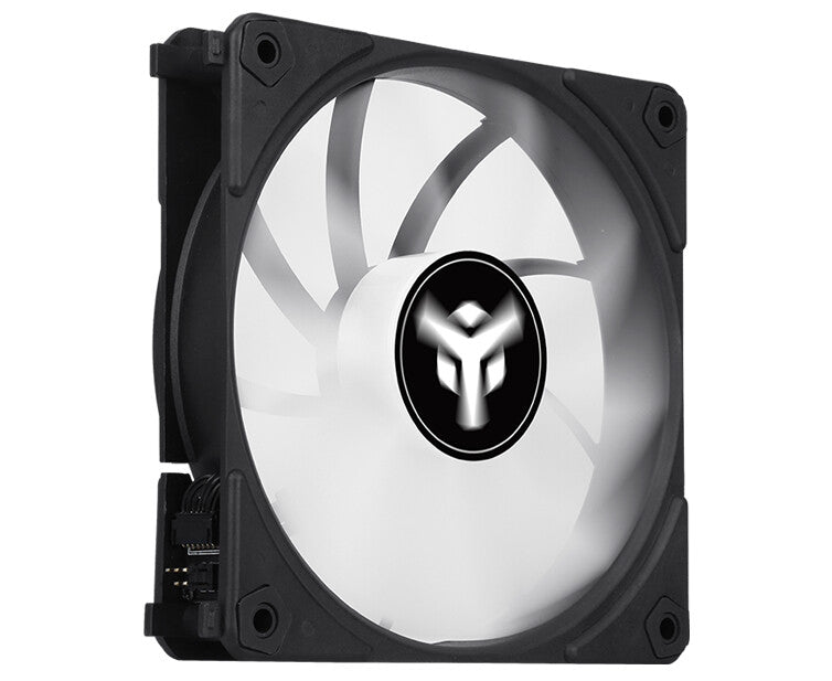 Kit 3x Ventola per case UW12 Black - 12cm- ARGB Sync 5V 3pin- 4pin PWM- Senza fili